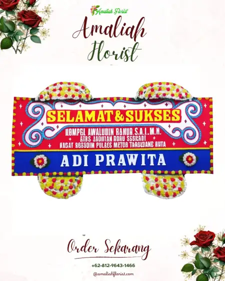 Papan Bunga Ucapan Selamat Sooka